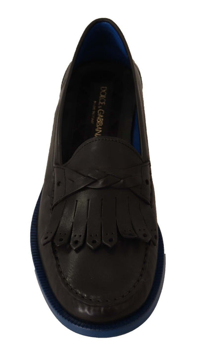 Italienische Luxus Leder Tassel Loafers