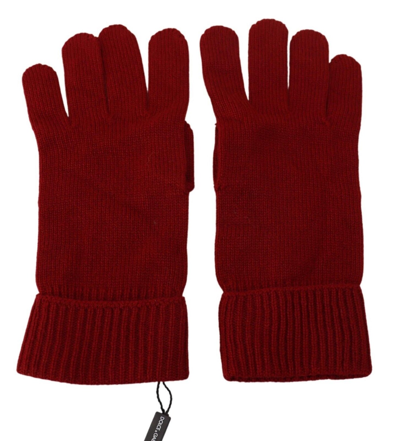 Elegante rote Kaschmir-Winterhandschuhe