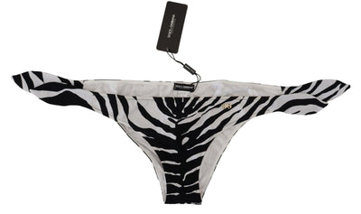 Zebra-Print Bikiniunterteil Elegance