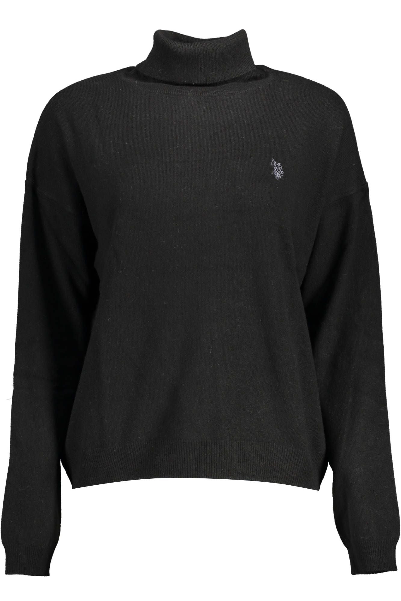 Schicker Rollkragenpullover mit Logo-Stickerei