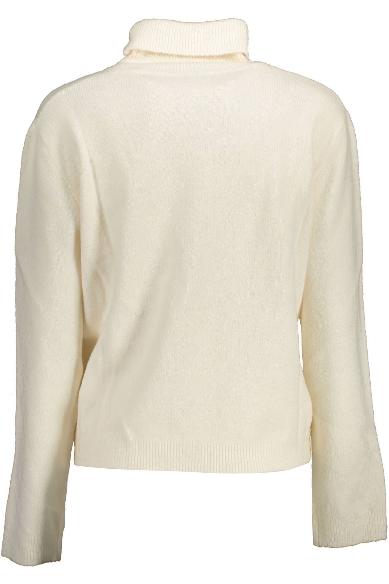 Eleganter Rollkragenpullover mit gesticktem Logo